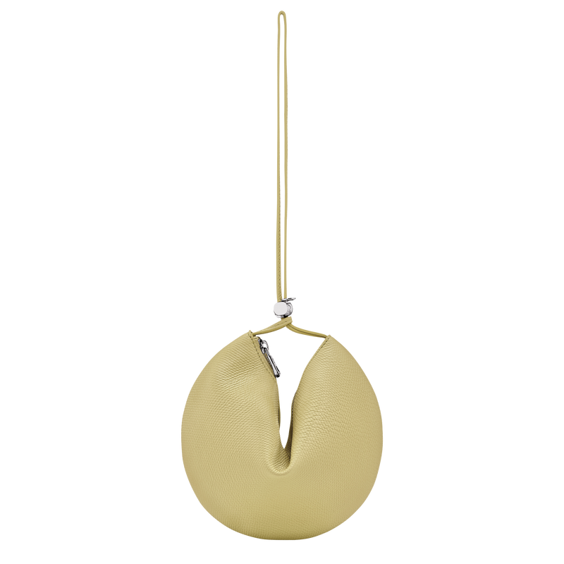 Le Roseau Clutch , Pistachio - Leather  - View 5 of 6