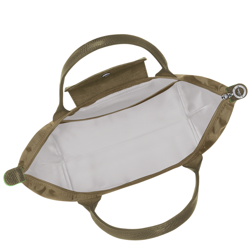 Le Pliage Green M Tote bag , Artichoke - Recycled canvas  - View 4 of  6