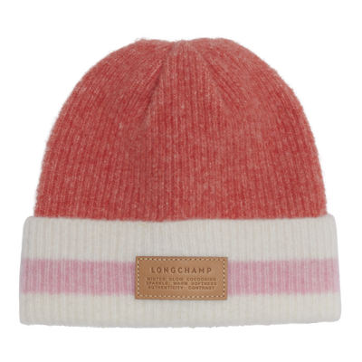 Bonnet , Maille - Corail/Rose