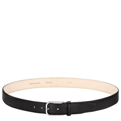 Longchamp Business Men's belt , Black - Leather
