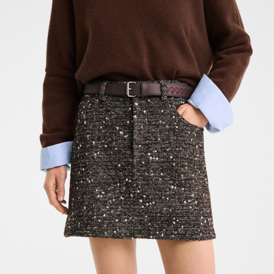 Saia , Tweed - Castanho mocha