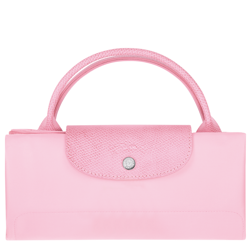 Le Pliage Green M Travel bag , Pink - Recycled canvas  - View 5 of 5