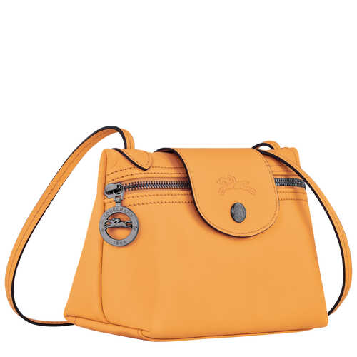 Le Pliage Xtra Crossbodytas XS , Abrikoos - Leder - Weergave 3 van  5