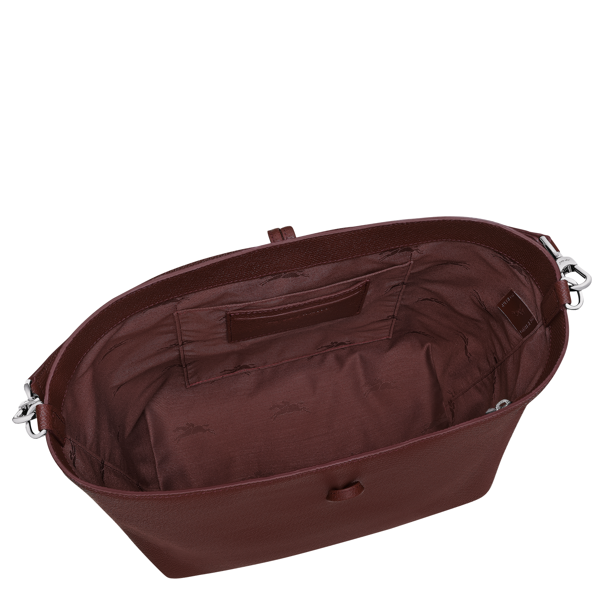 Le Roseau Hobo bag M, Burgundy