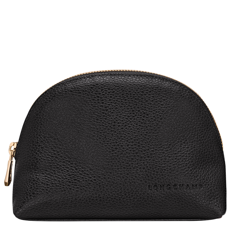 Le Foulonn&eacute; Pouch , Black - Leather  - View 1 of  2