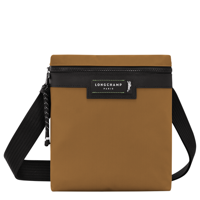 Le Pliage Energy S Crossbody bag , Tobacco - Recycled canvas  - View 1 of 3