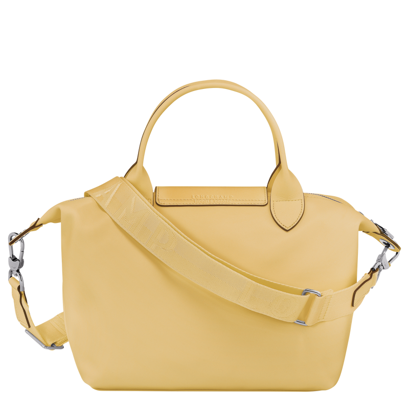 Handtasche S Le Pliage Xtra , Leder - Weizengelb  - Ansicht 3 von 4