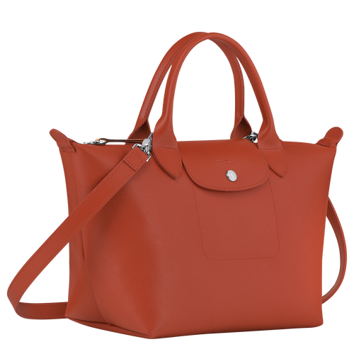 Le Pliage City S Top handle bag Terracotta - Canvas (L1512HYQ213)