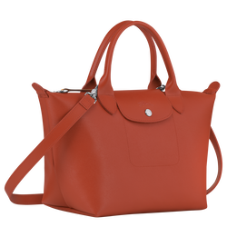Le Pliage City S Top handle bag , Terracotta - Canvas