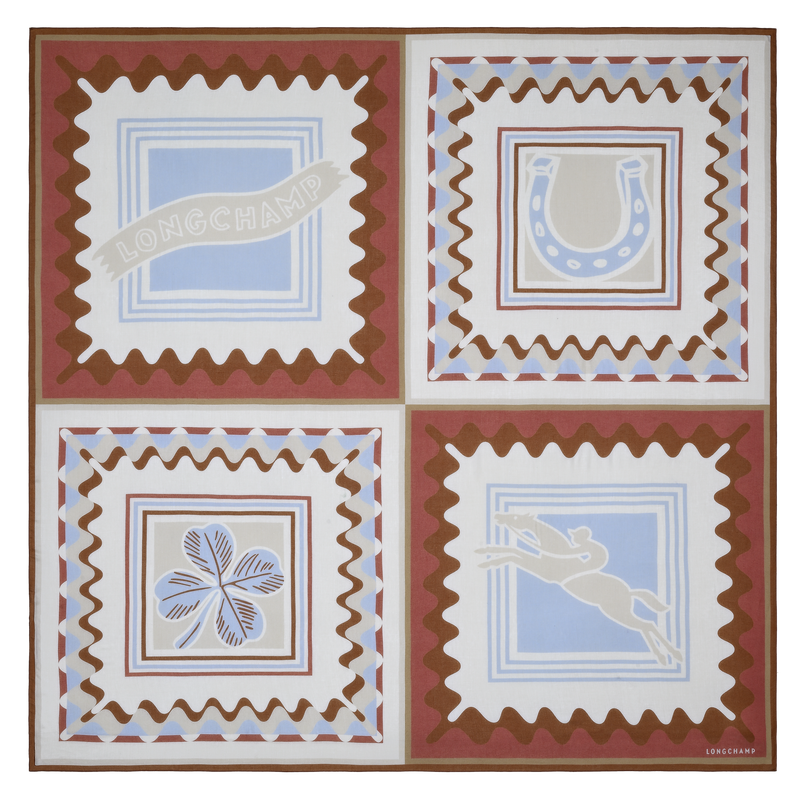 Porte-Bonheur Longchamp Stole , Wave - Modal  - View 1 of  2
