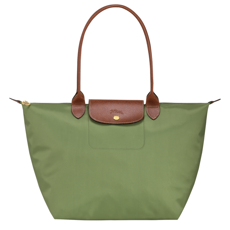 Le Pliage Original L Tote bag Turquoise - Recycled canvas (L1899089P70)