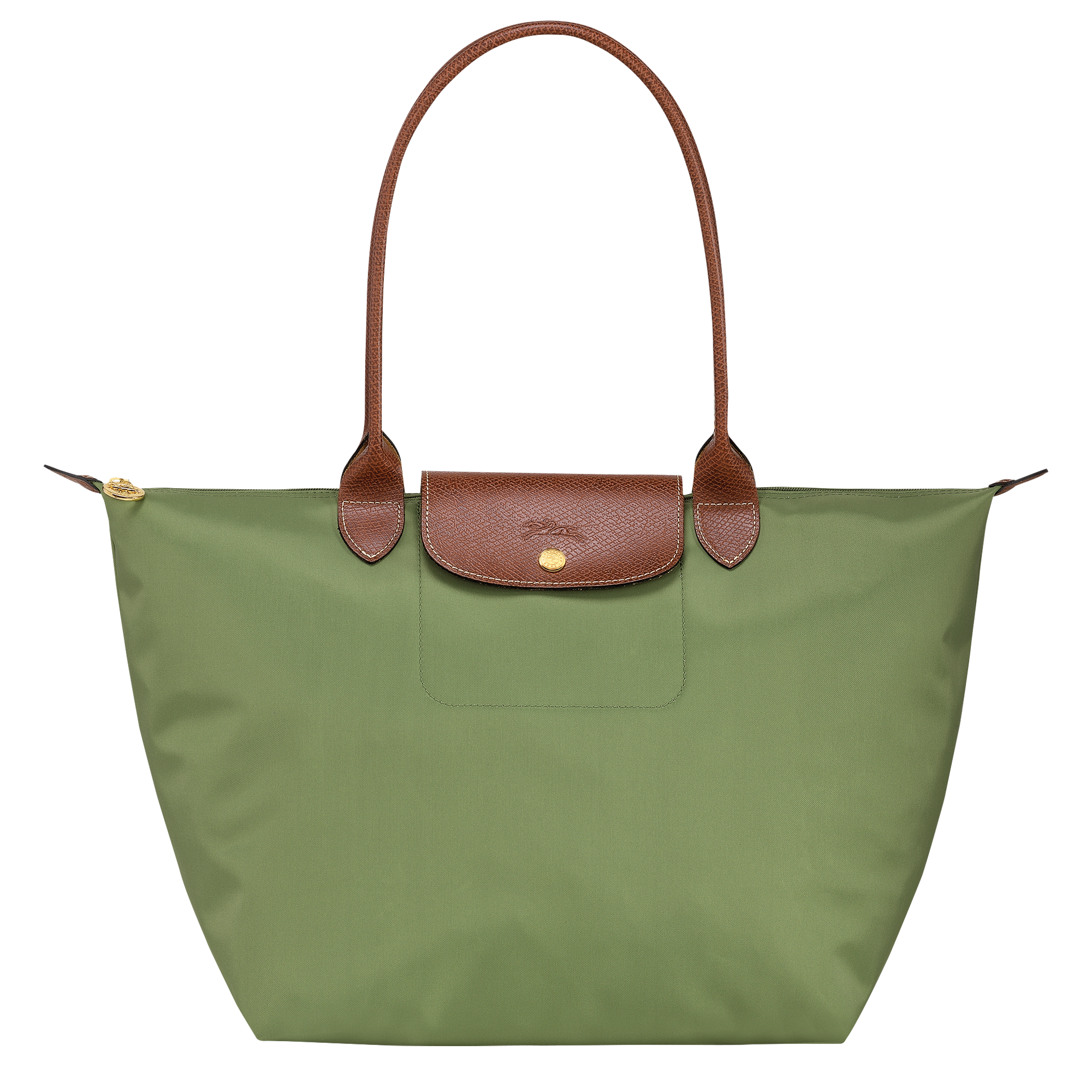 Le Pliage 原創系列 肩揹袋 L, 苔蘚綠色