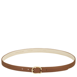 Le Foulonné Ladies' belt , Caramel - Leather
