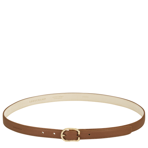 Le Foulonné Ladies' belt Caramel - Leather | Longchamp US