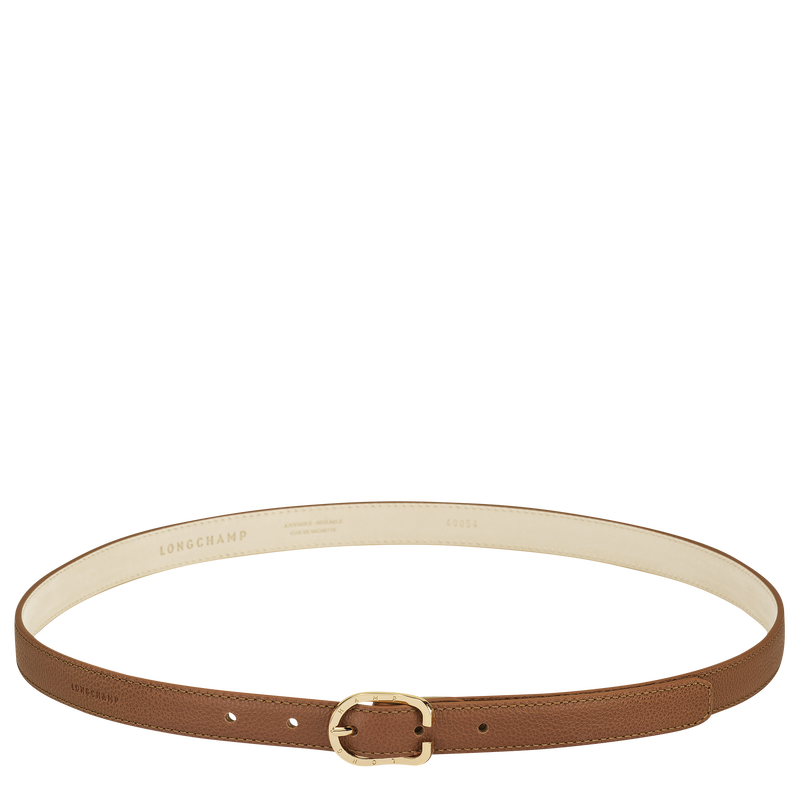 Le Foulonné Ladies' belt , Caramel - Leather  - View 1 of  2