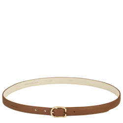 Le Foulonné Ladies' belt , Caramel - Leather