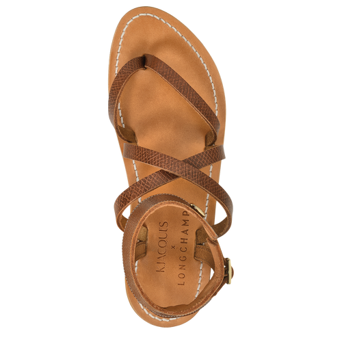 Longchamp x K.Jacques Sandals , Brown - Leather - View 4 of  4