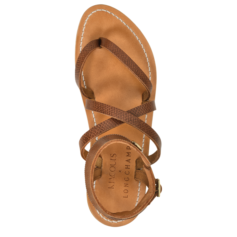 Longchamp x K.Jacques Sandals , Brown - Leather  - View 4 of  4