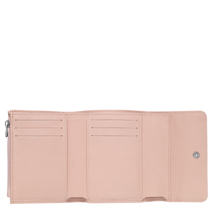 Compact wallet Le Foulonné Powder (30000021507) | Longchamp US