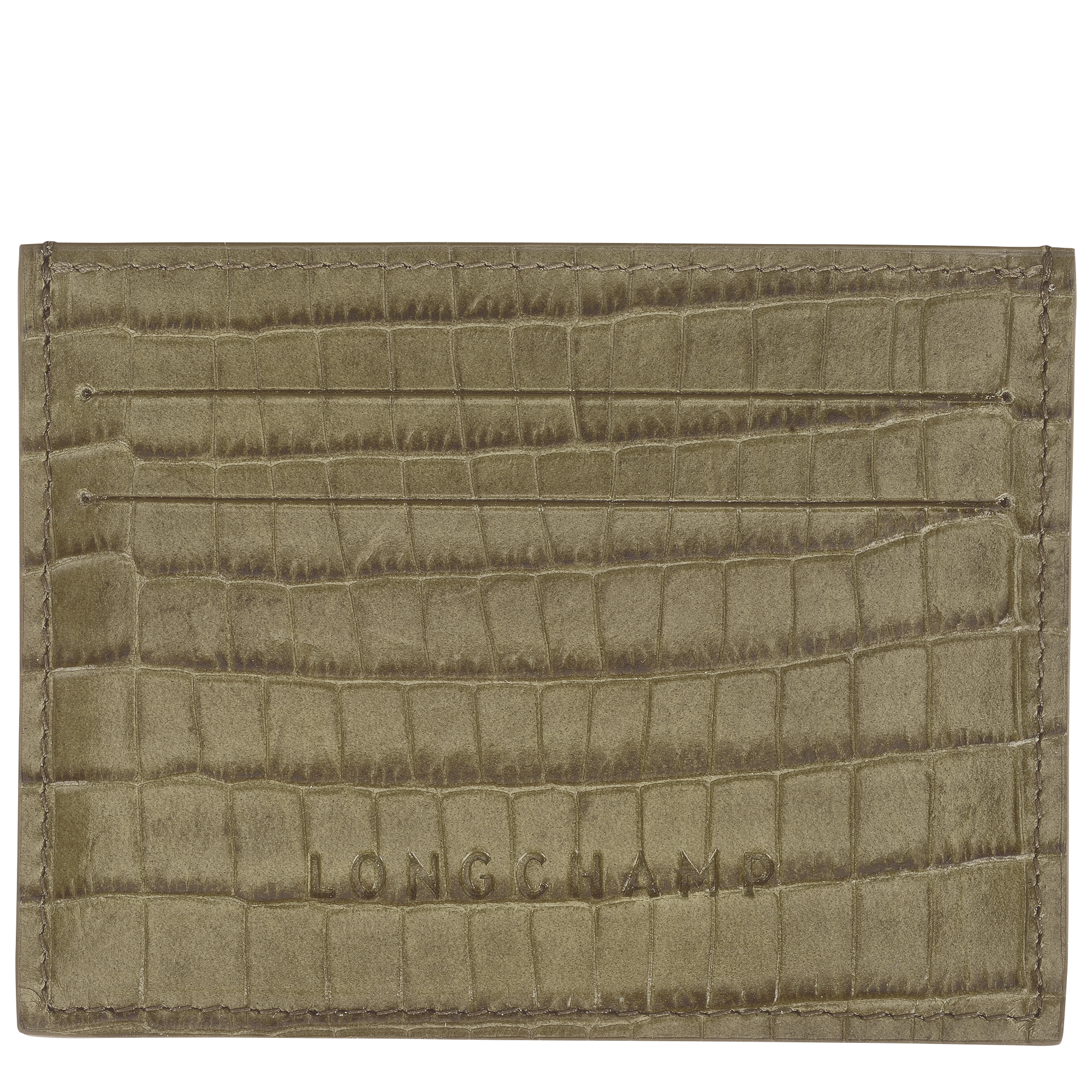 Card holder, Olive - View 1 of
2 - zoom in Longchamp Pocket Card holder, Olive