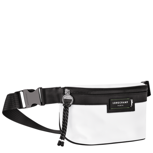 Le Pliage Energy M Belt bag , White - Recycled canvas - View 3 of 3