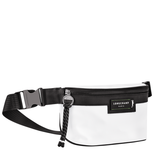 Le Pliage Energy M Belt bag , White - Recycled canvas - View 3 of  3