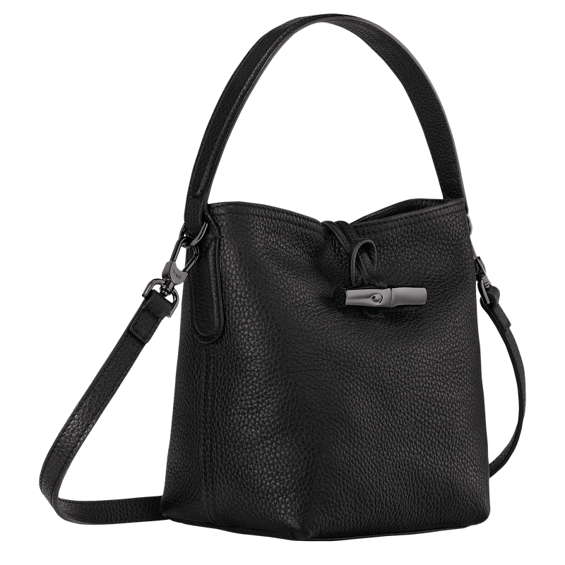 Le Roseau Essential XS Bucket bag , Black - Leather  - View 3 of 5