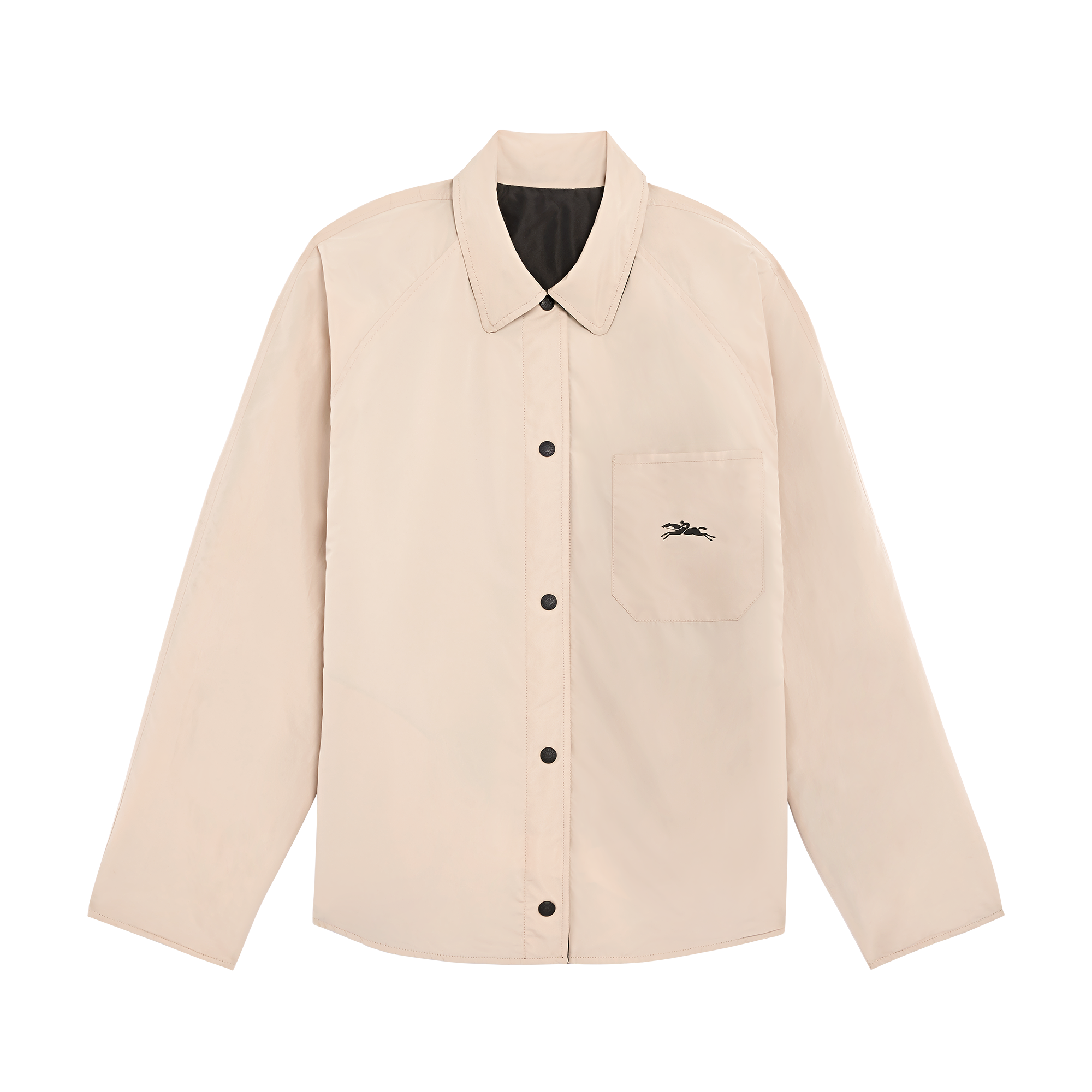 null Padded blouson, Black/Mahogany