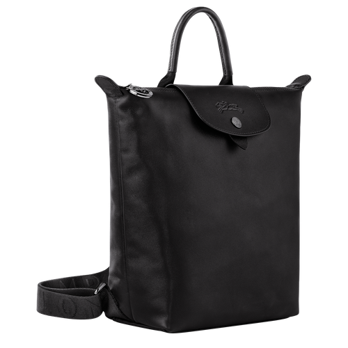 Le Pliage Xtra S Backpack , Black - Leather - View 3 of  6