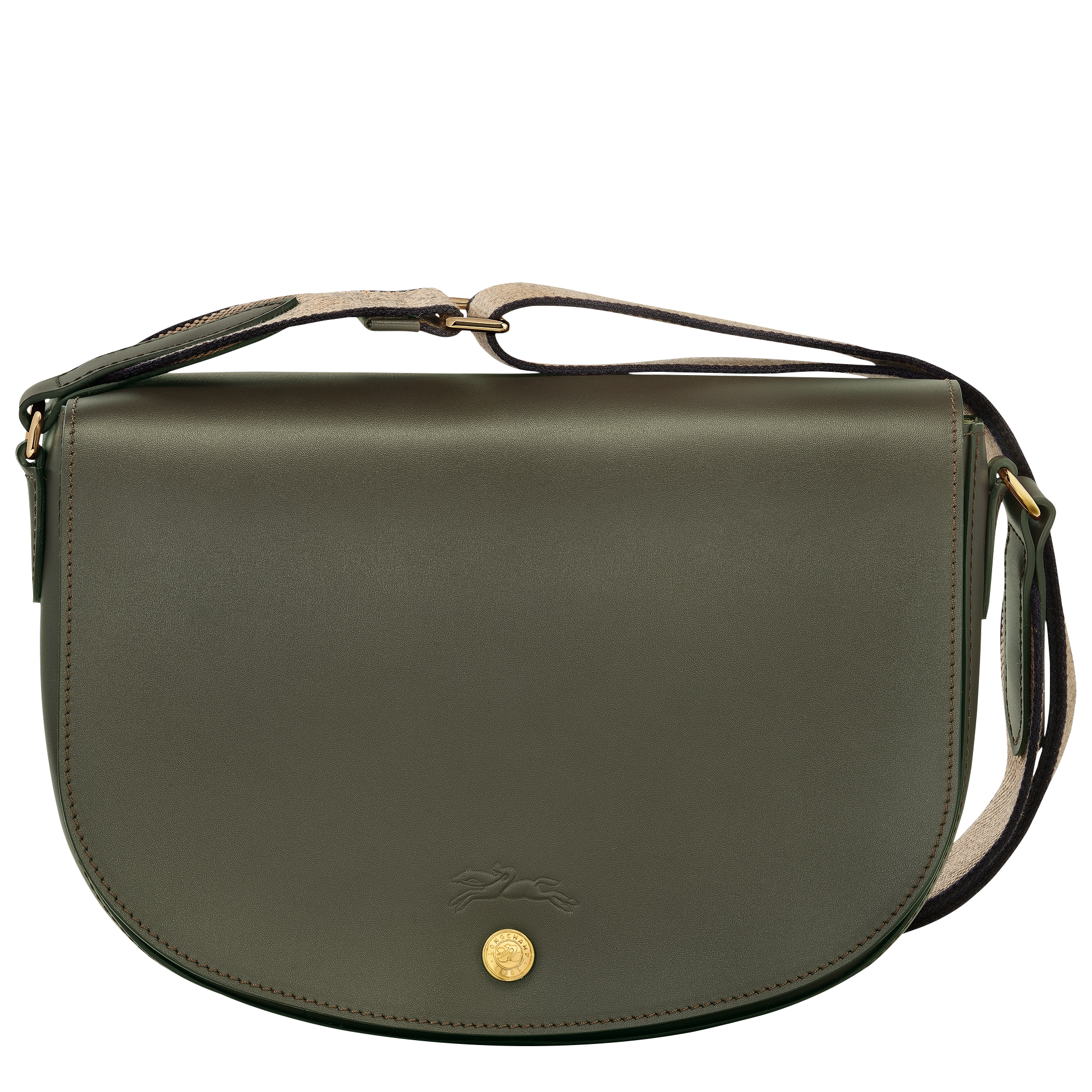 【関税込み】LONGCHAMP EPURE M CROSSBODY BAG Épure M Crossbody bag Khaki - Leather | Longchamp US