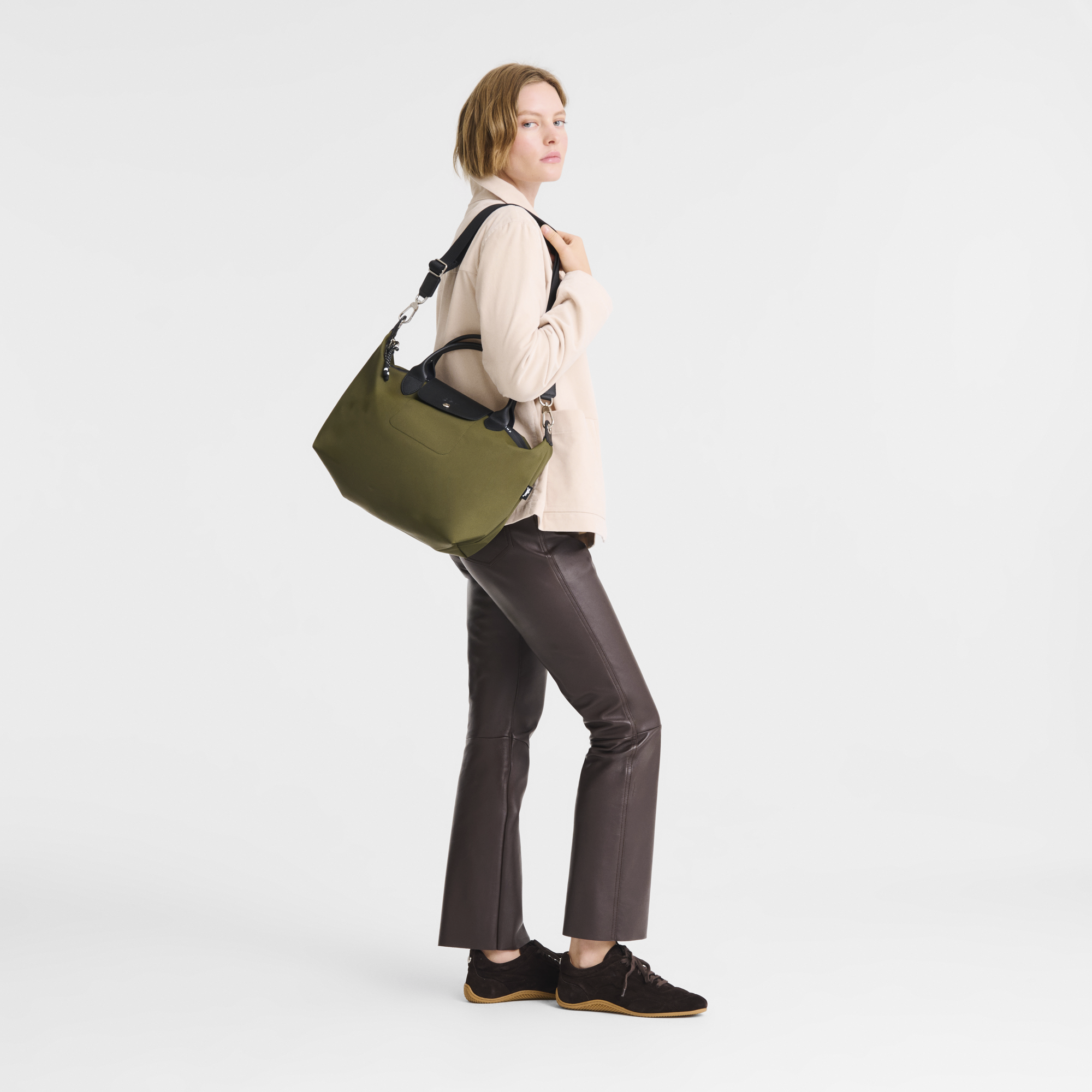 Le Pliage Energy Handbag L, Khaki