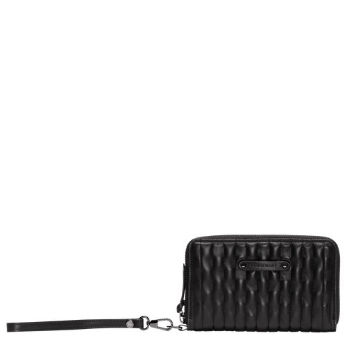 Compact wallet, Black View 1 of Compact wallet, Black, hi-res
