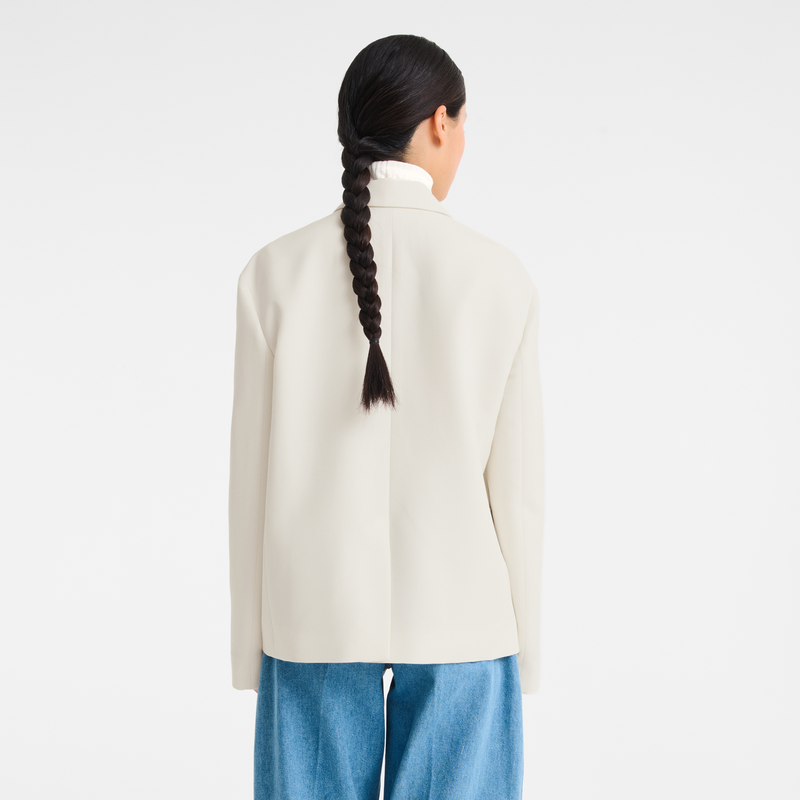 Jacket , Ivory - Crepe  - View 5 of  5