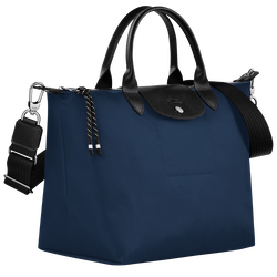 Le Pliage Energy 手提包 L , 海軍藍色 - 再生帆布