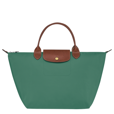 Le Pliage Original 手提包 M , 鼠尾草綠色 - 再生帆布