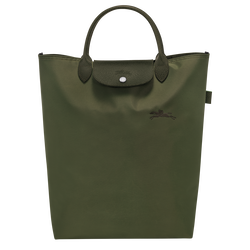 Le Pliage Green M Tote bag , Forest - Canvas