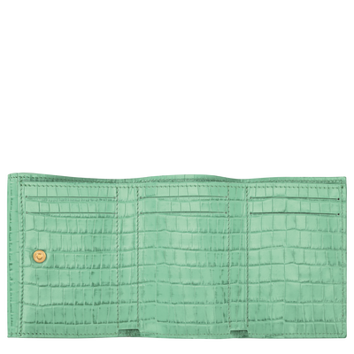 Longchamp Pocket 小型錢包, 薄荷綠色
