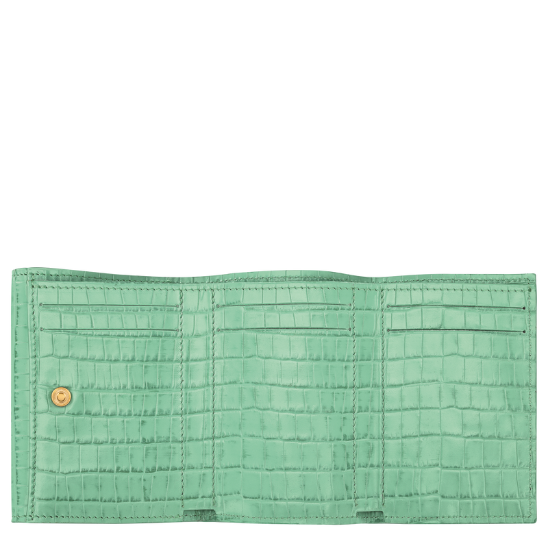 Longchamp Pocket 小型錢包 , 薄荷綠色 - 皮革  - 查看 3 3