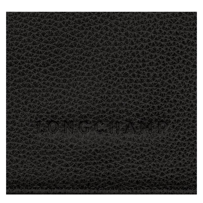 Brieftasche im Kompaktformat Le Foulonné , Leder - Schwarz  - Ansicht 4 von 4