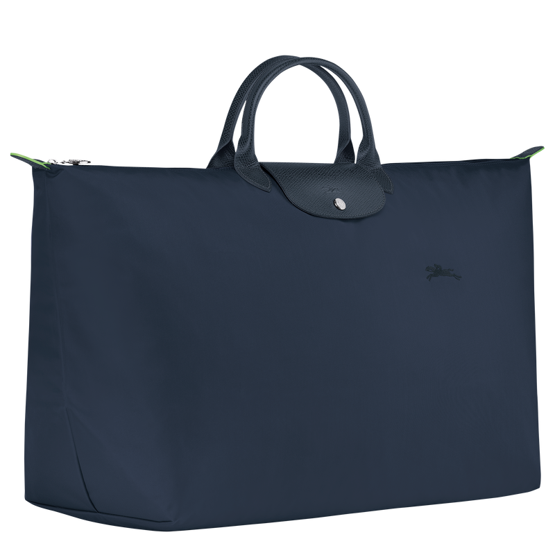 Le Pliage Green M Travel bag , Navy - Recycled canvas  - View 2 of 5