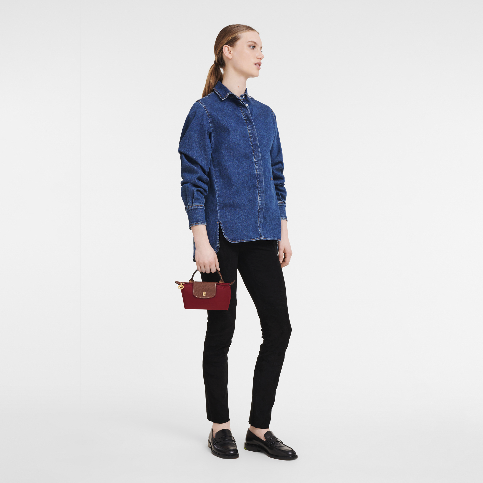 Le Pliage Original Trousse cosmétiques avec poignée, Rouge
