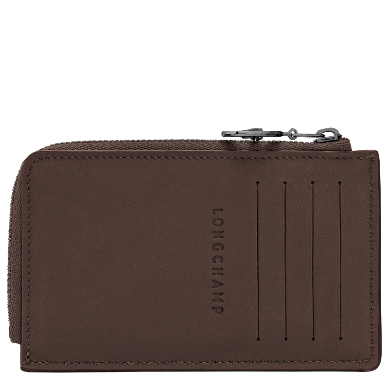 Le Pliage Xtra Card holder , Mocha - Leather  - View 2 of  2