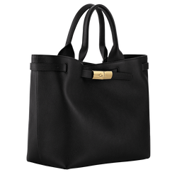 Le Smart L Tote bag , Black - Leather