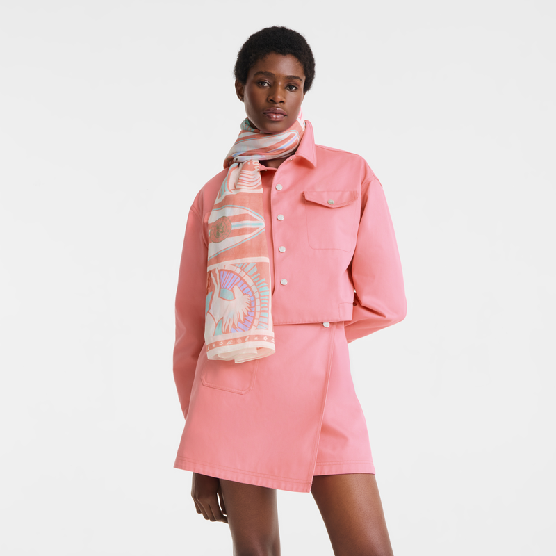 Pareo Parisian Surf Club , Baumwolle - Garnele  - Ansicht 1 von 1