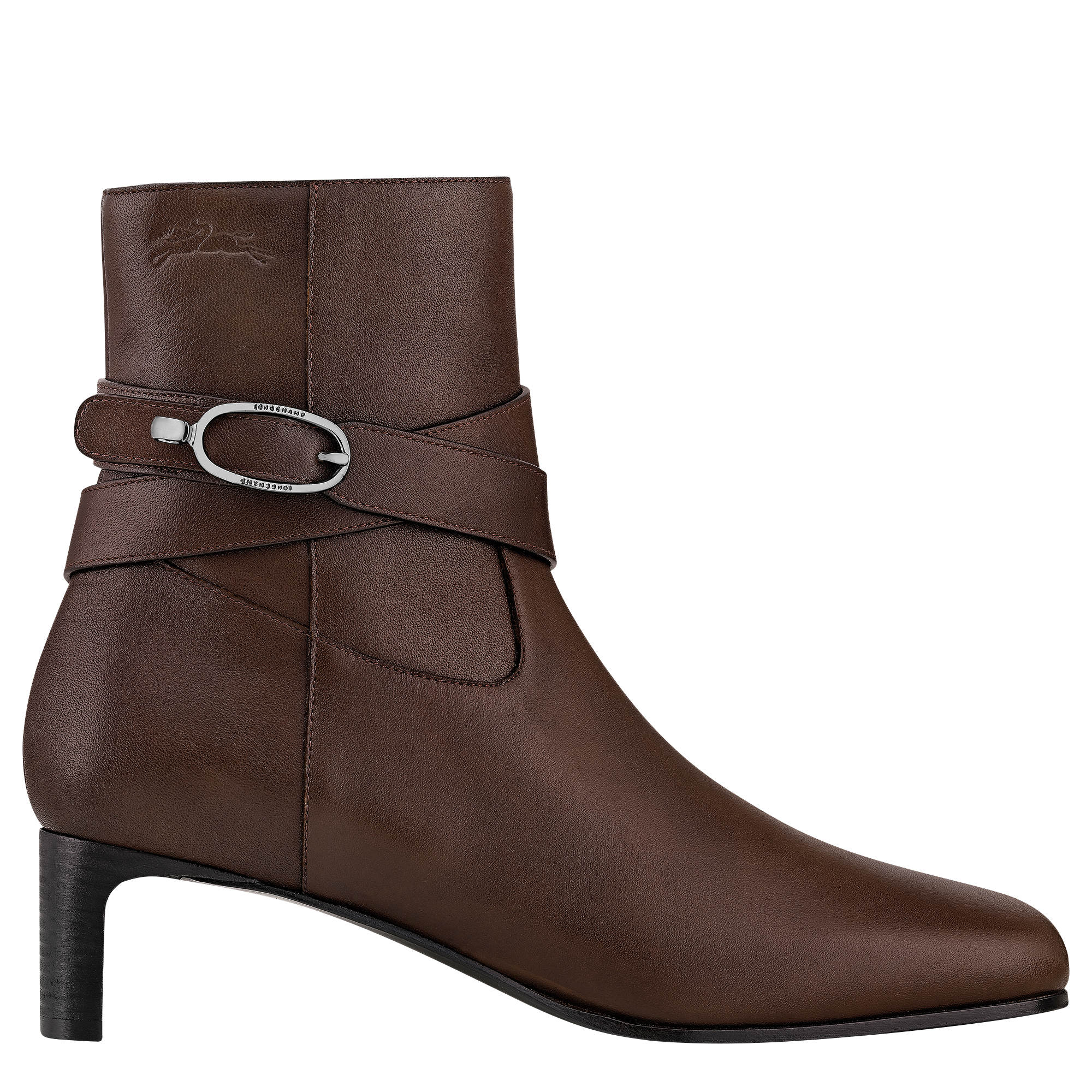 Heeled booties, Mocha - View 1 of
4 - zoom in La Cavalière Heeled booties, Mocha
