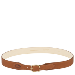 Ceinture femme Longchamp 1980 , Cuir - Cognac