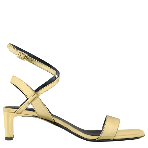 Spring/Summer 2023 Collection High heel sandals, Pale gold