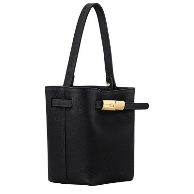 Le Smart XS Bucket bag , Black - Leather