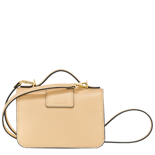 Box-Trot XS Crossbody bag , Straw - Leather - View 4 of  6