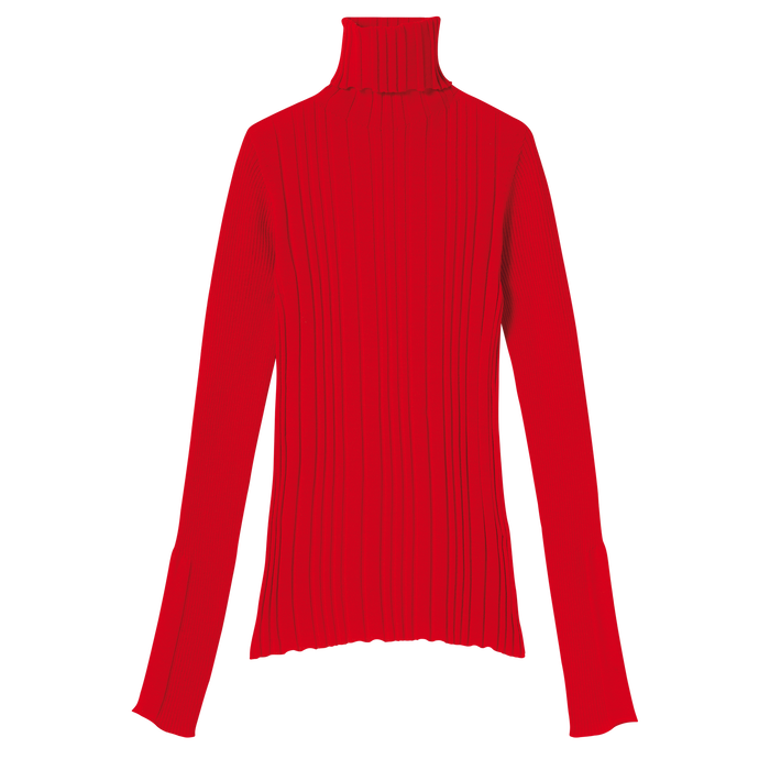 Herbst-Winter-Kollektion 2021 Pullover, Rot Kiss